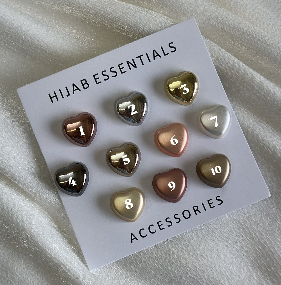 Heart Magnetic Pins
