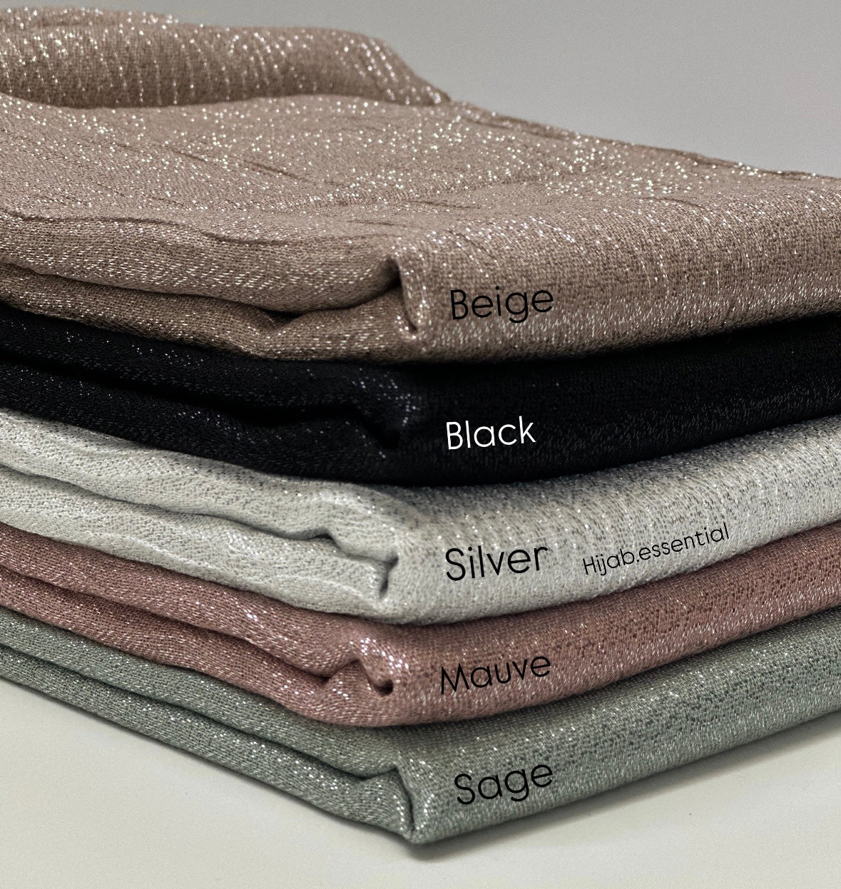Crushed Cotton Shimmer Hijabs