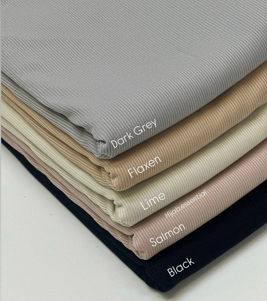 Ribbed Jersey Hijabs