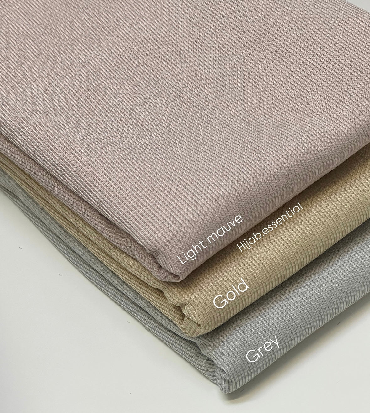 Ribbed Jersey Hijabs