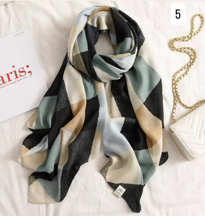 Printed Viscose Cotton Hijabs