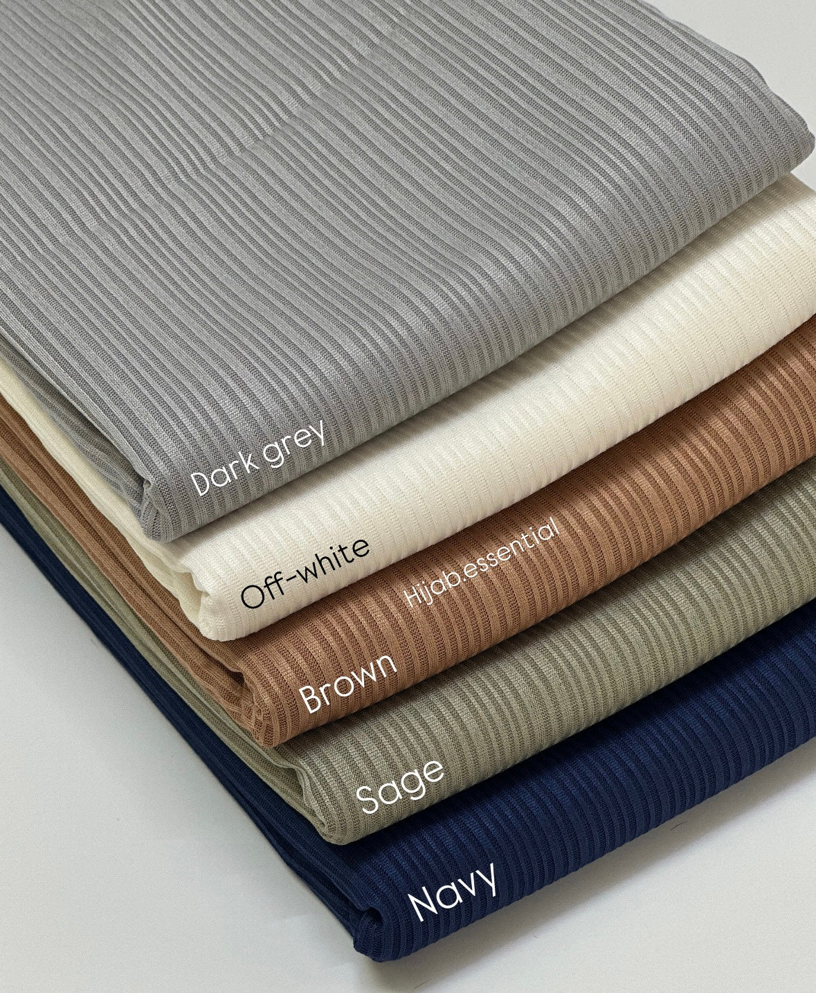 Stripped Jersey Hijabs