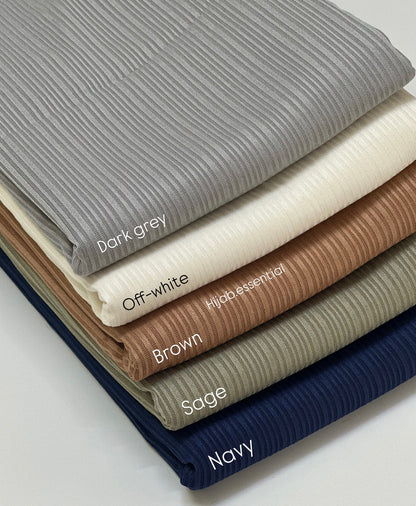 Stripped Jersey Hijabs