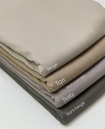 Ribbed Jersey Hijabs