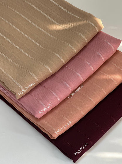 Textured Chiffon Hijabs