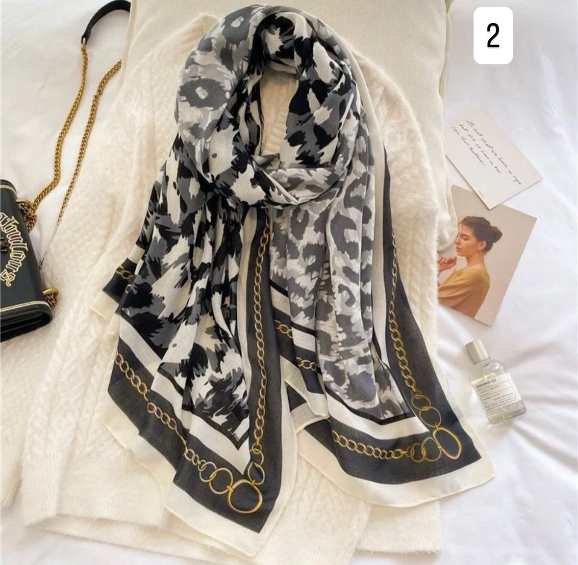 Printed Viscose Cotton Hijabs