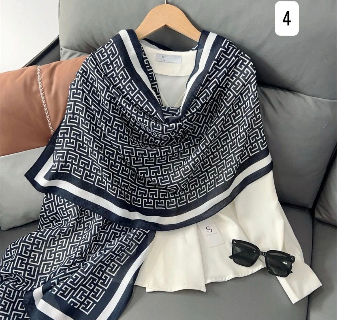 Printed Viscose Cotton Hijabs