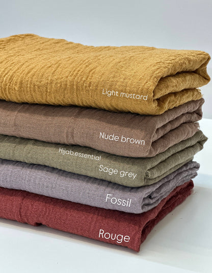 Crinkled Cotton Hijabs