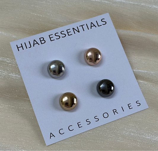 Metallic Magnetic Pin (Round Shape)