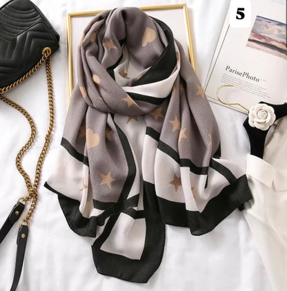 Printed Viscose Cotton Hijabs