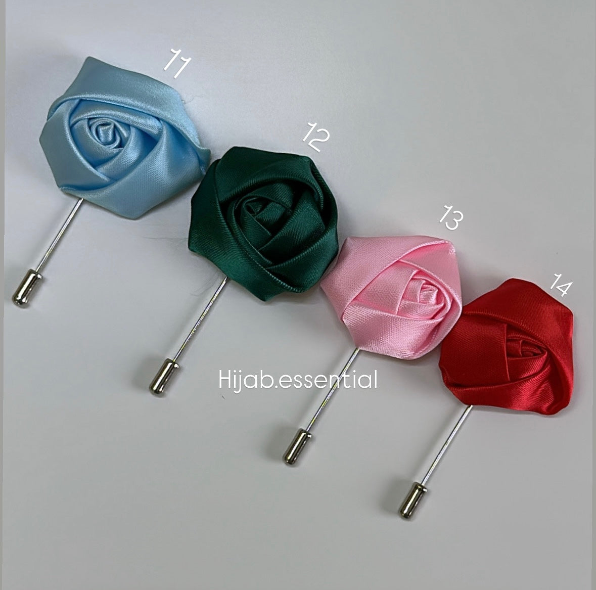 Rose Lapel Brooches