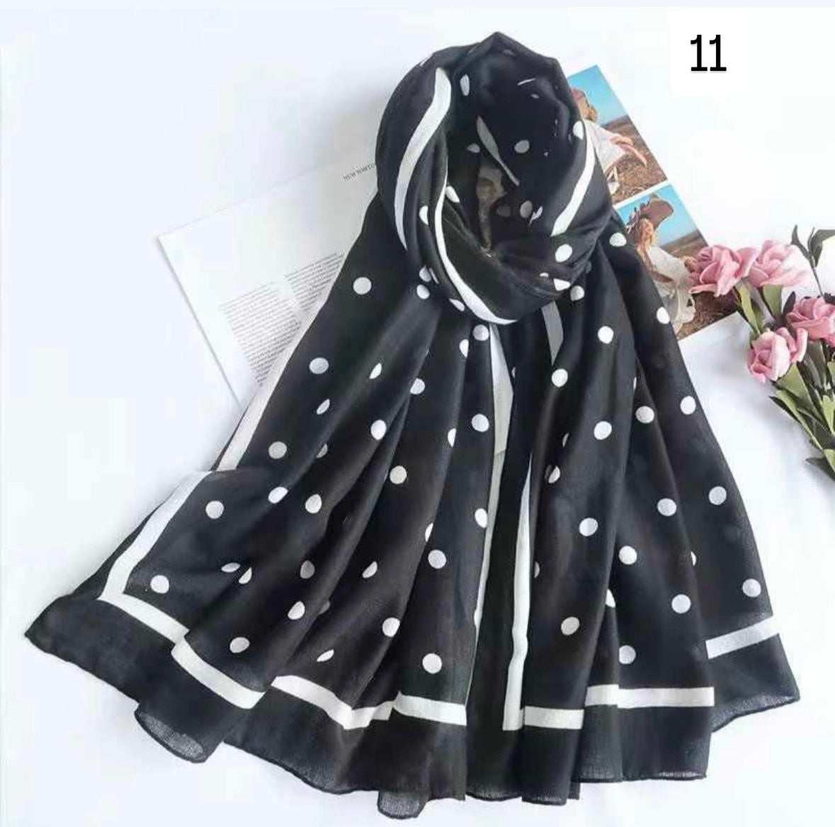 Printed Viscose Cotton Hijabs