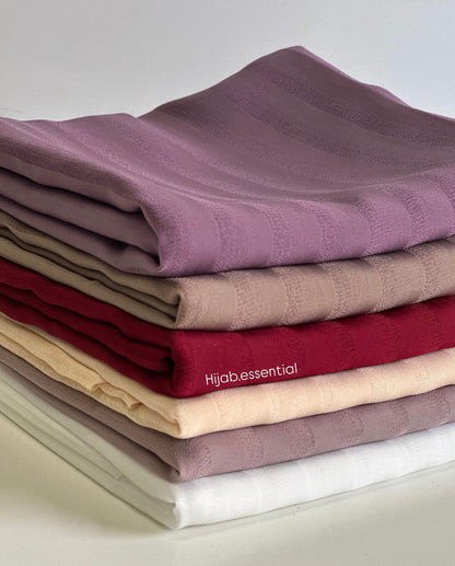 Textured Stripes Chiffon