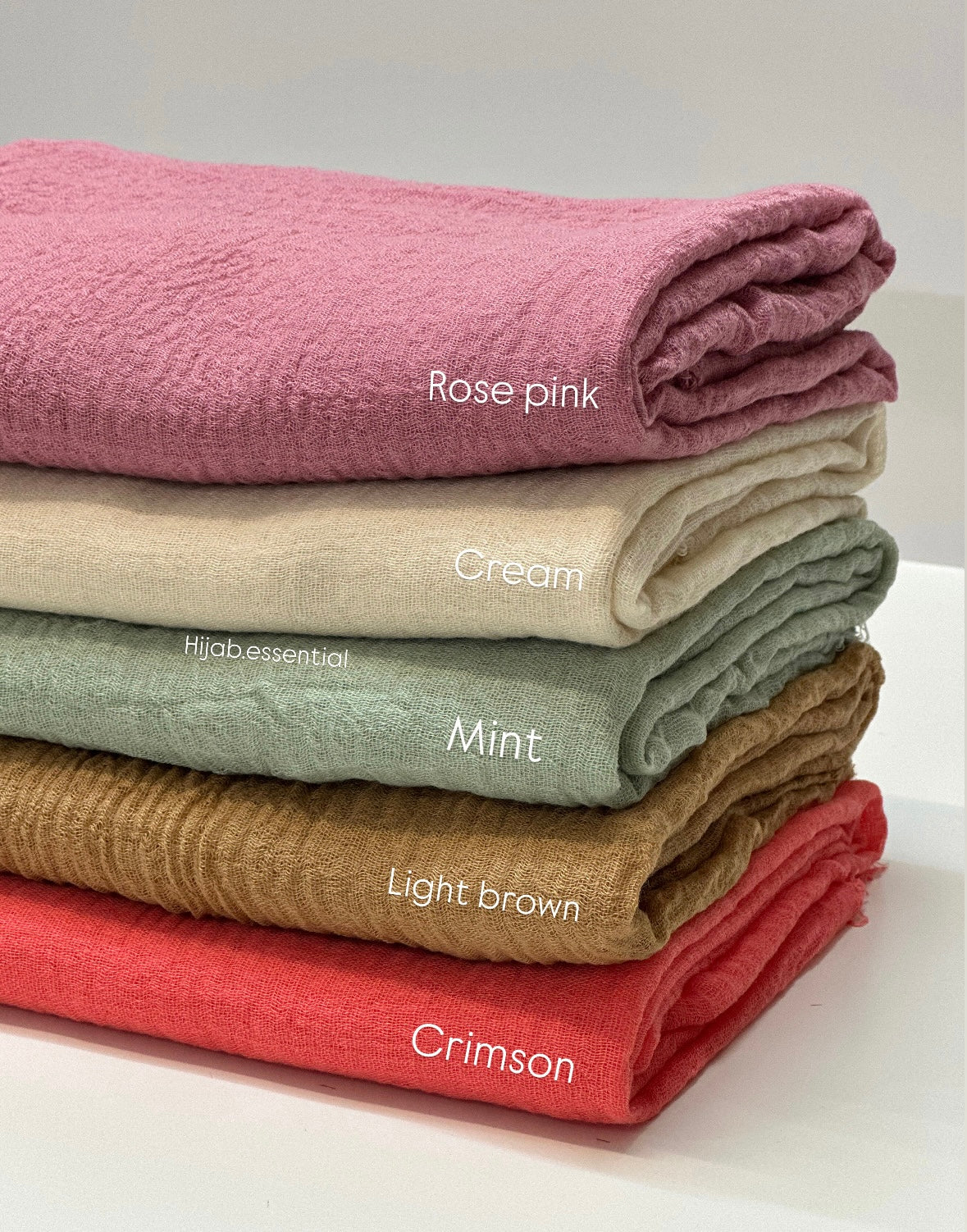 Crinkled Cotton Hijabs