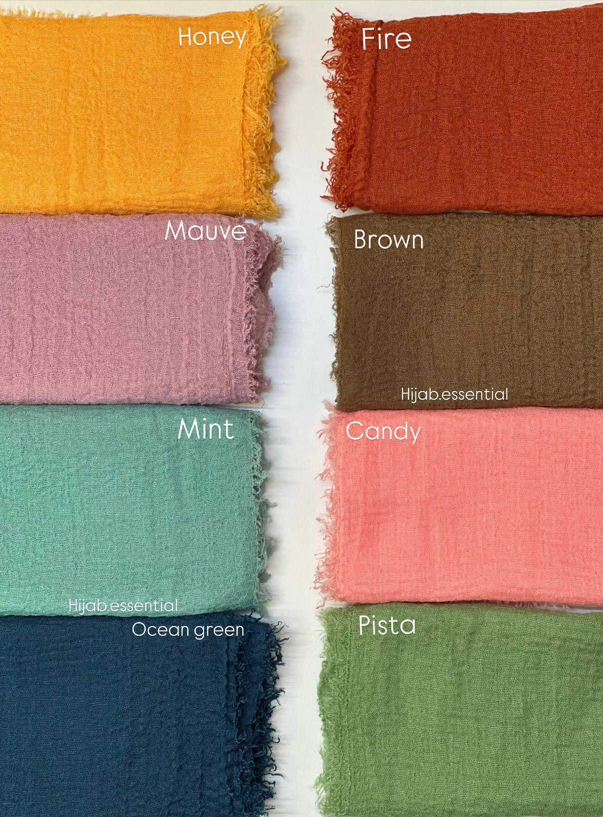Crinkled Cotton Hijabs