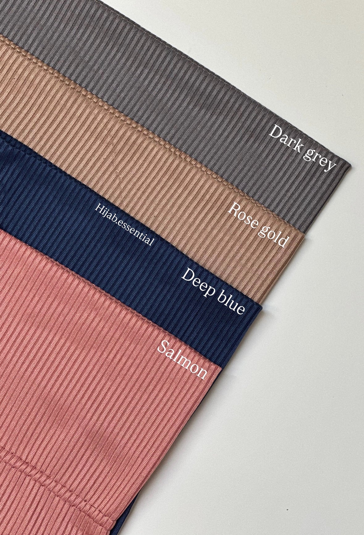 Ribbed Jersey Caps