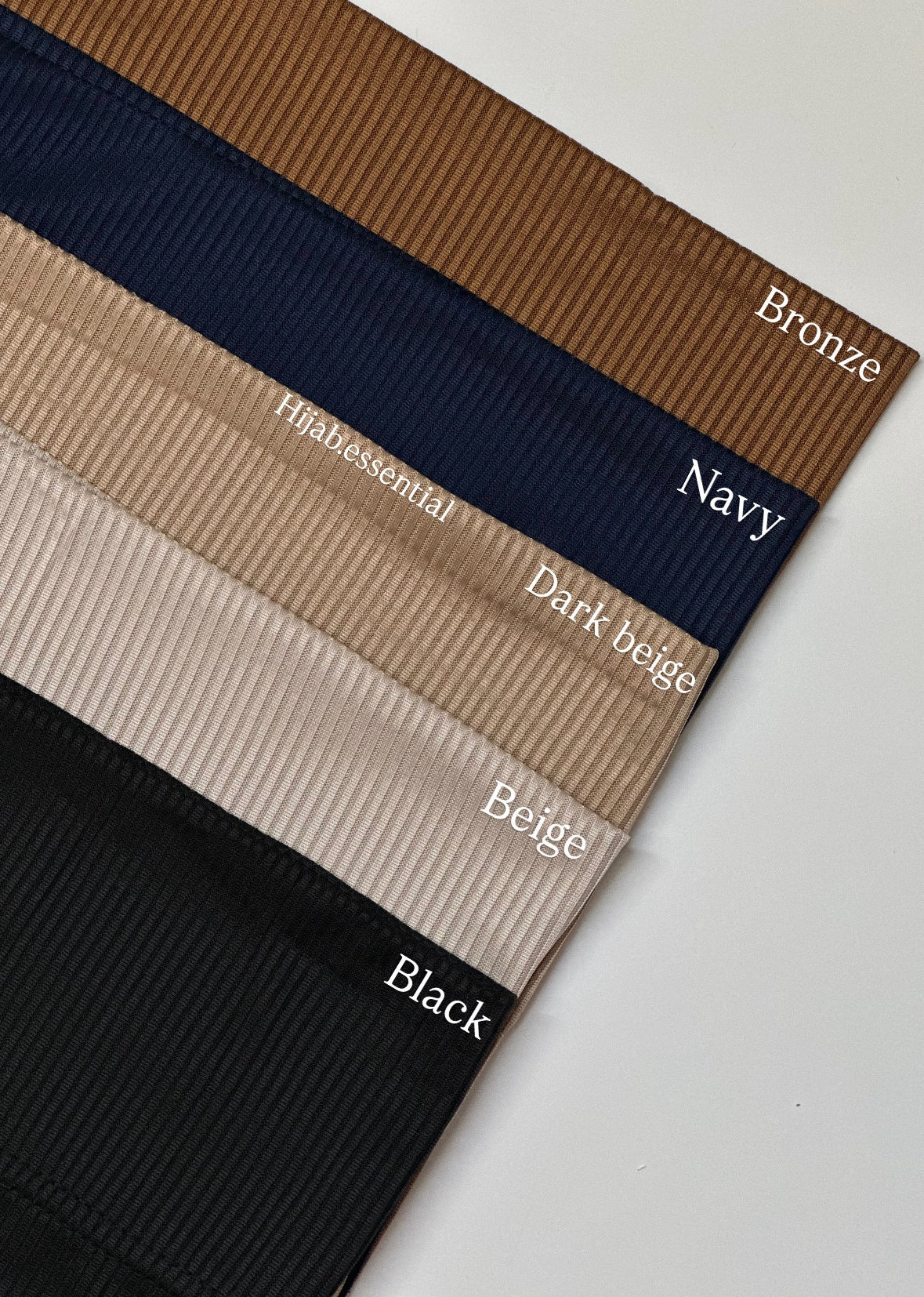 Ribbed Jersey Caps