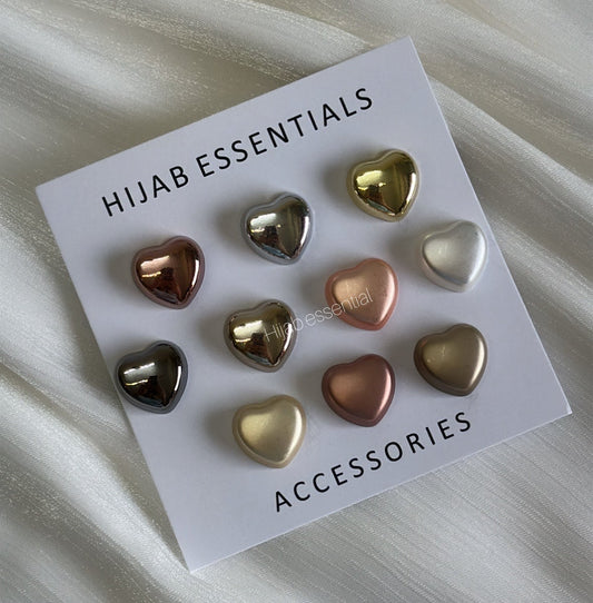Heart Magnetic Pins