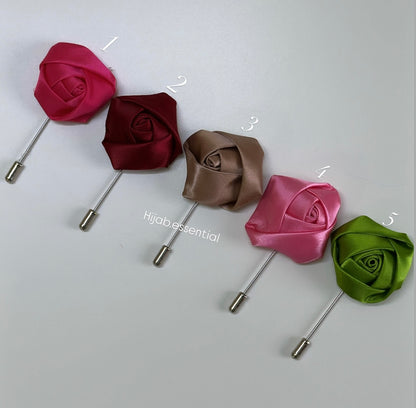 Rose Lapel Brooches