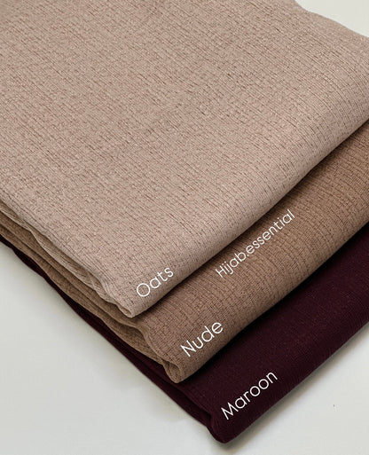 Textured Corn Jersey Hijabs
