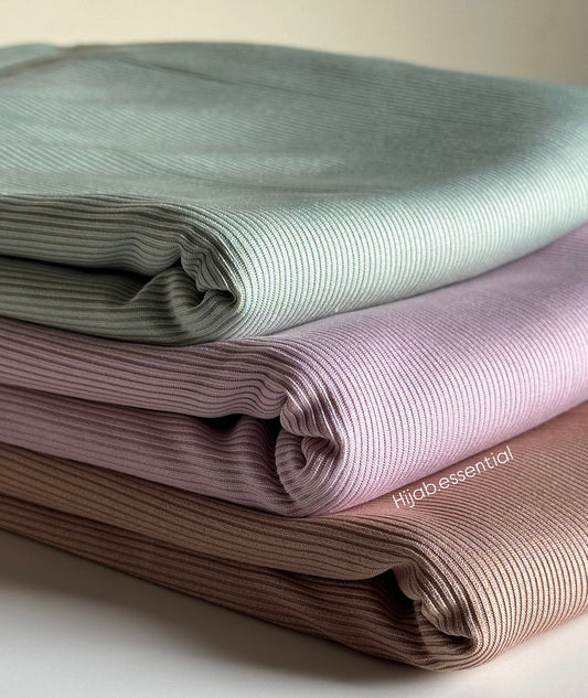 Ribbed Jersey Hijabs
