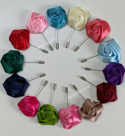 Rose Lapel Brooches