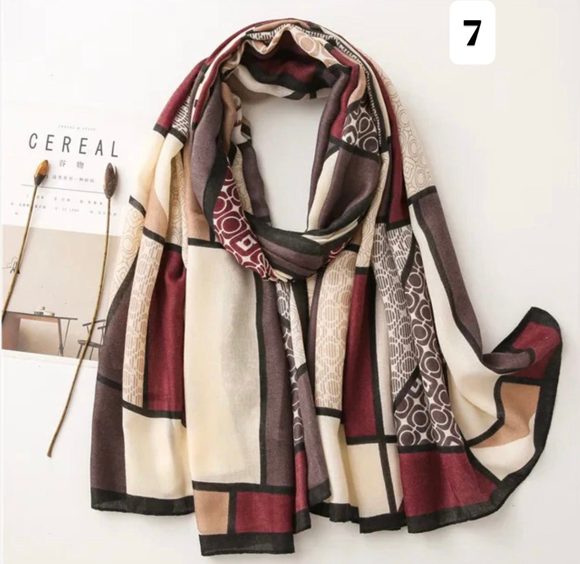 Printed Viscose Cotton Hijabs