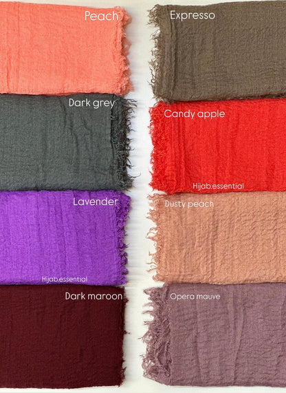 Crinkled Cotton Hijabs