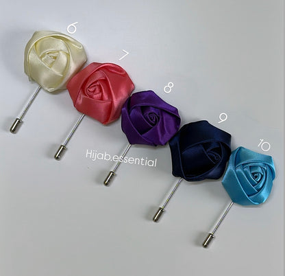 Rose Lapel Brooches