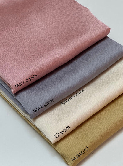 Premium Bubble Satin Hijabs