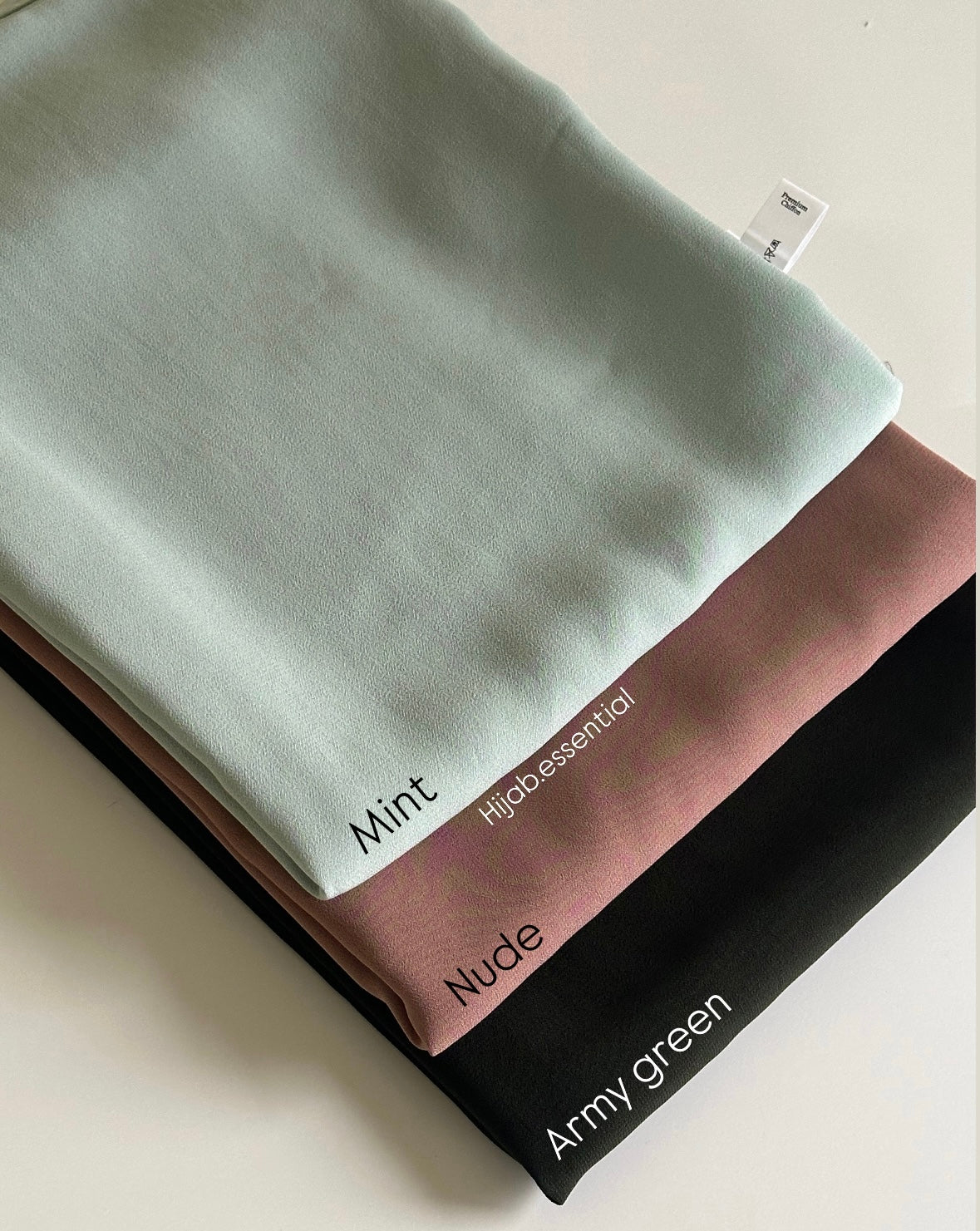 Premium Plain Chiffon Hijabs