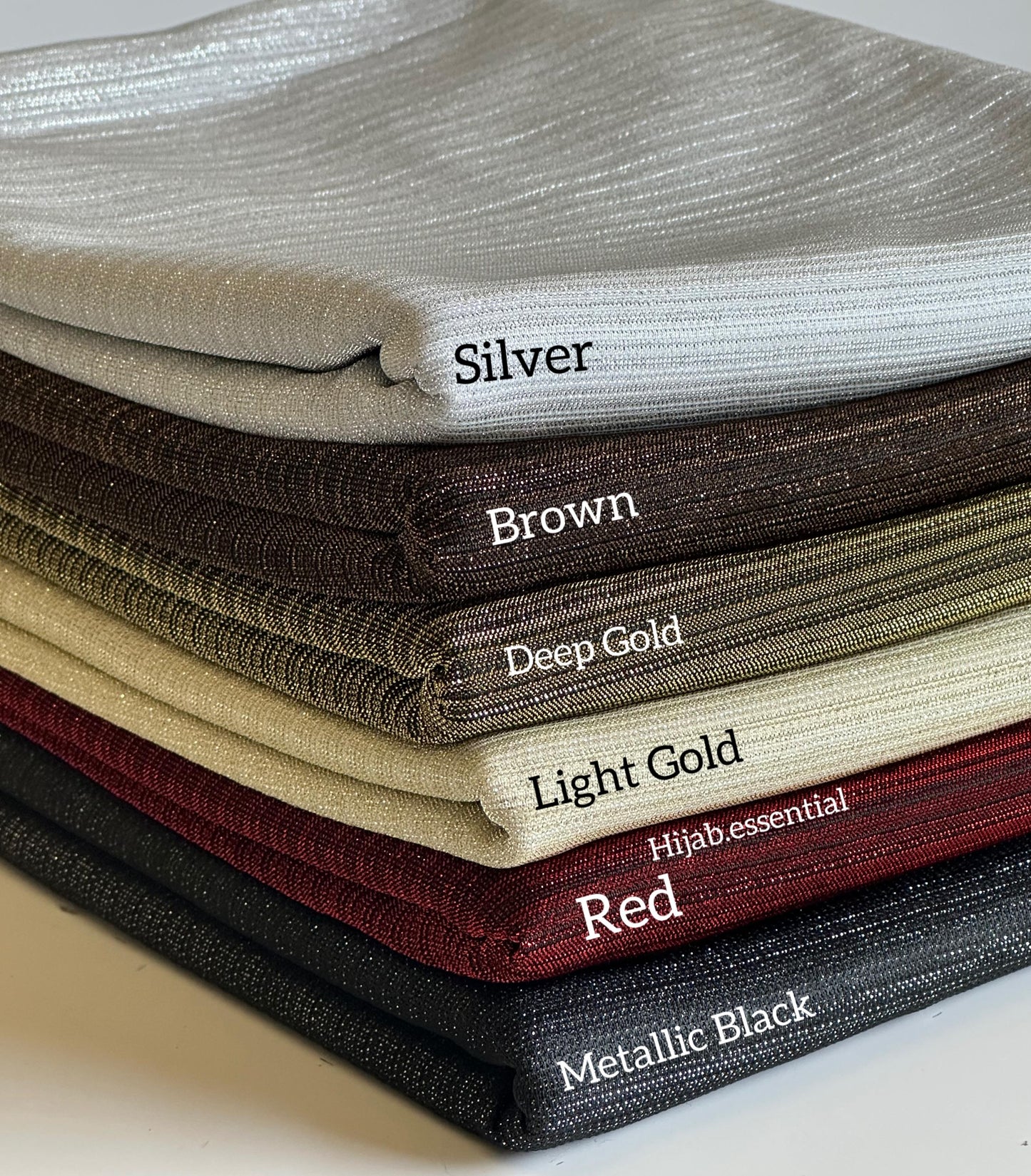 Metallic Shimmer Hijabs