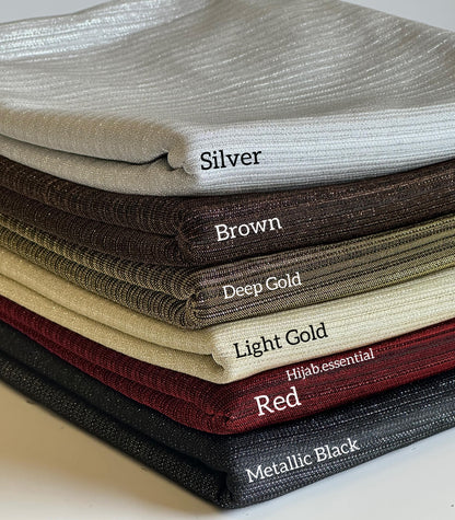 Metallic Shimmer Hijabs