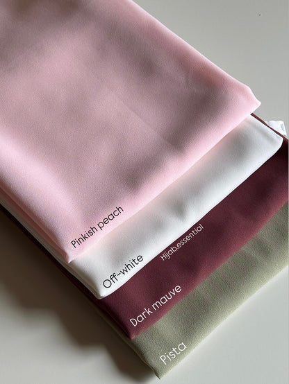 Premium Plain Chiffon Hijabs