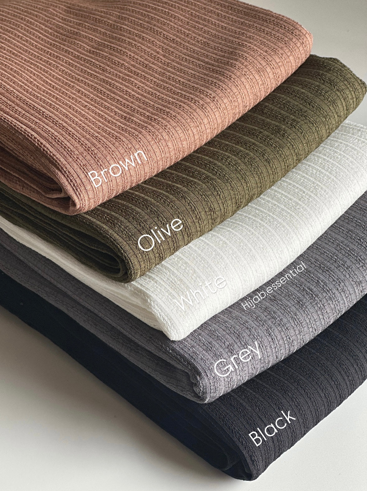 Textured Jersey Hijabs