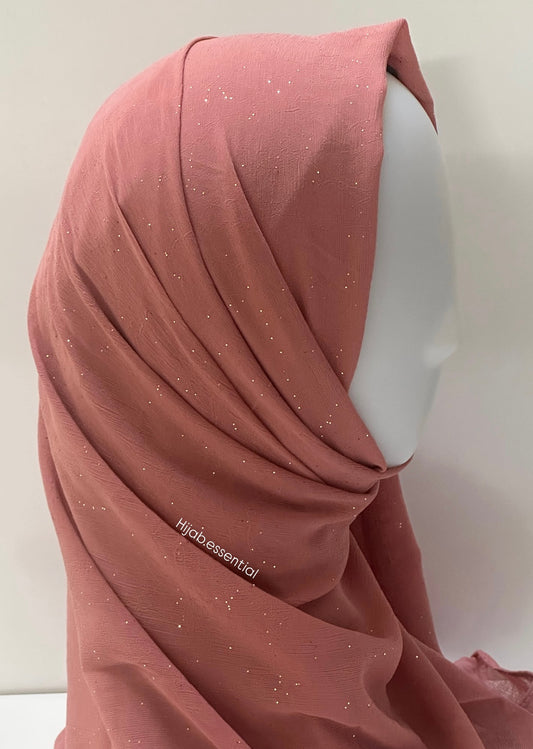 Textured Shimmer Chiffon Hijabs