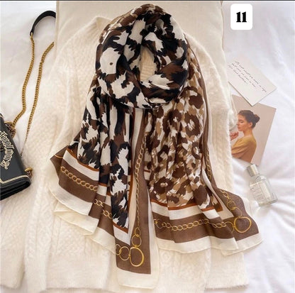 Printed Viscose Cotton Hijabs