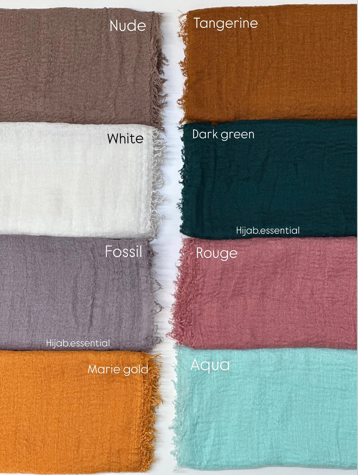 Crinkled Cotton Hijabs