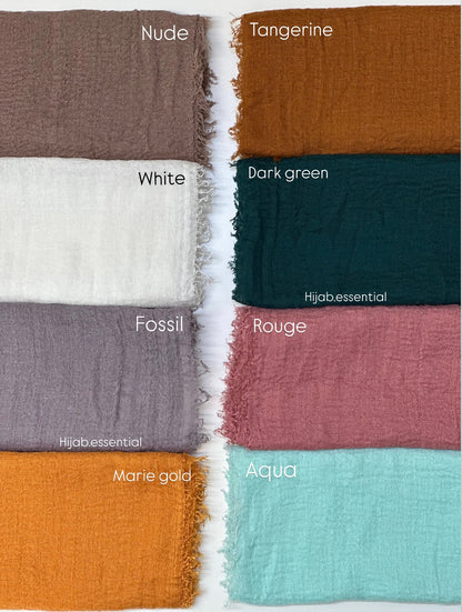 Crinkled Cotton Hijabs