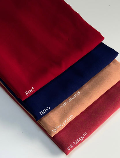 Premium Plain Chiffon Hijabs