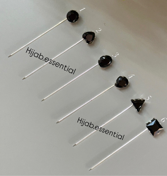 Plain Rhinestone Needle pins