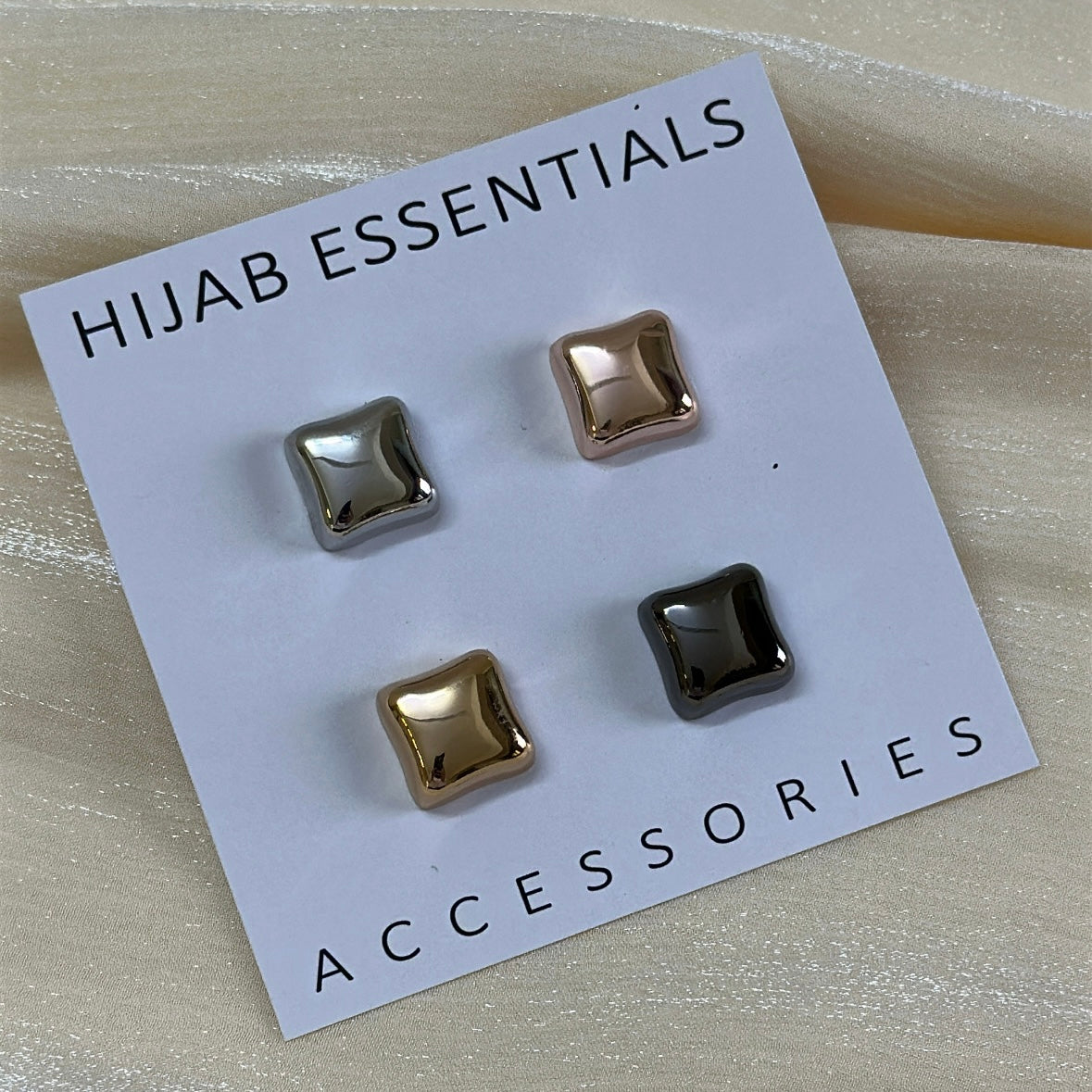 Metallic magnetic pins (Square Shape)