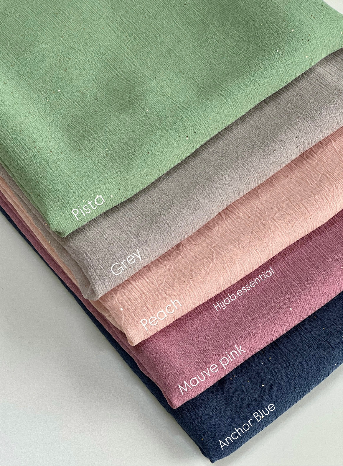 Textured Shimmer Chiffon Hijabs