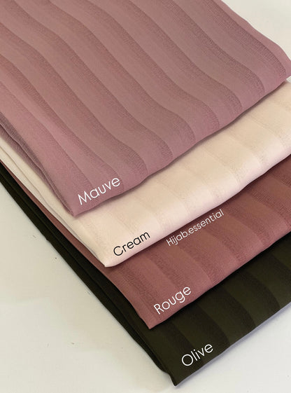 Textured Stripes Chiffon