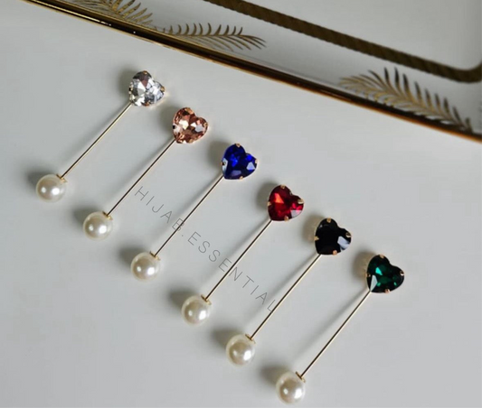 Heart Needle Brooch