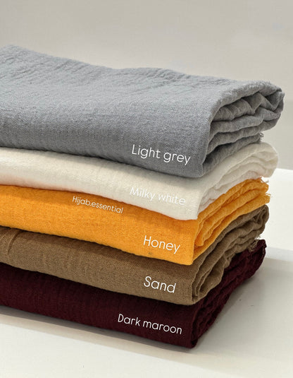 Crinkled Cotton Hijabs