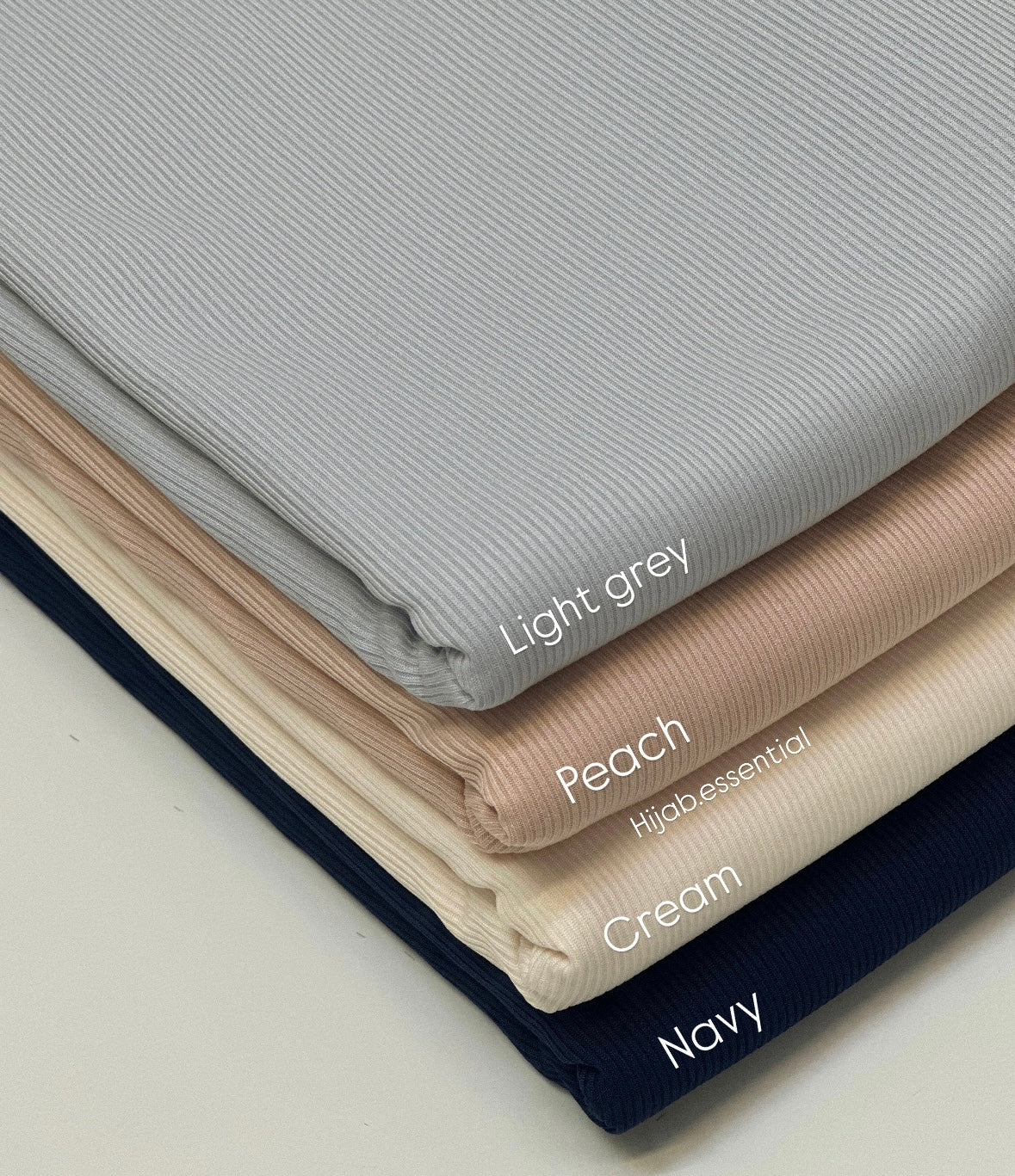 Ribbed Jersey Hijabs