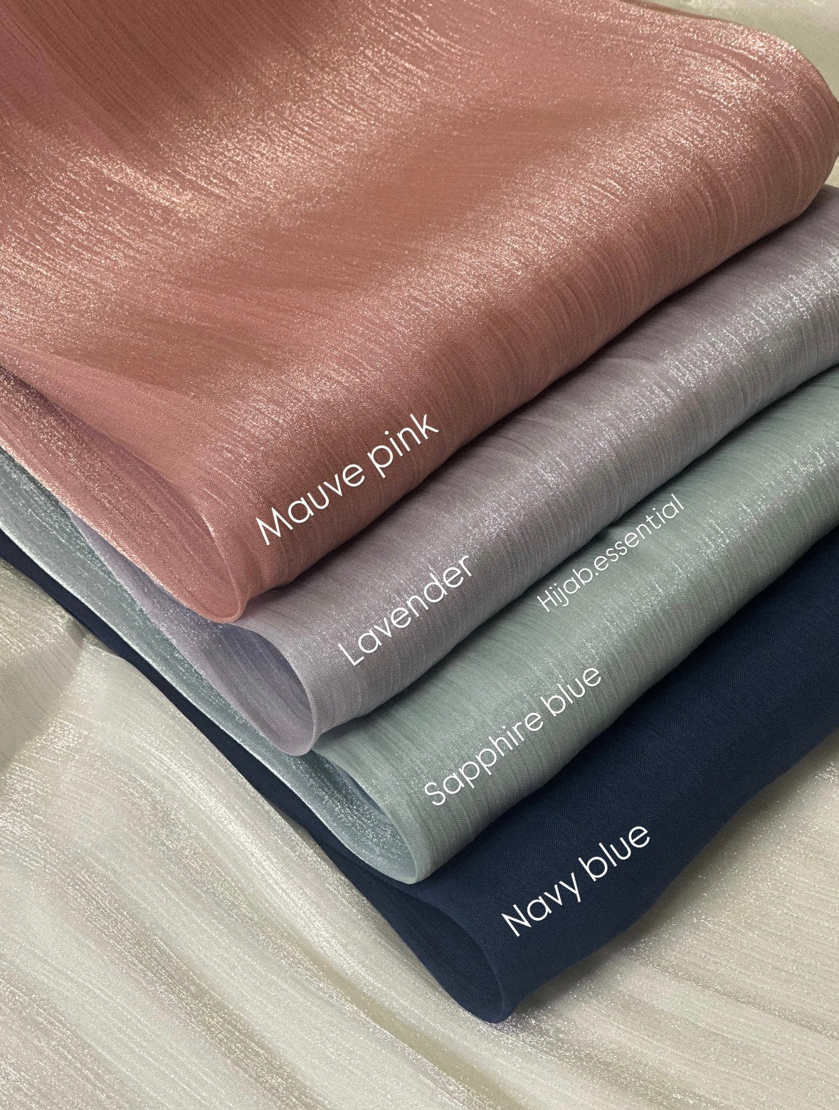 Shimmer Organza Hijabs