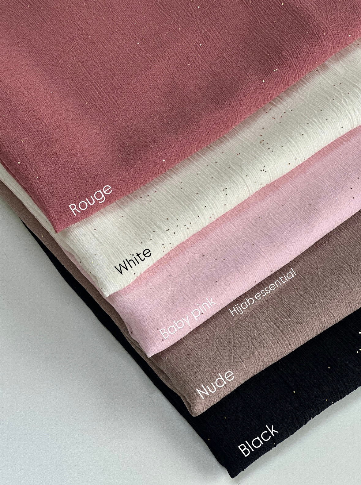 Textured Shimmer Chiffon Hijabs