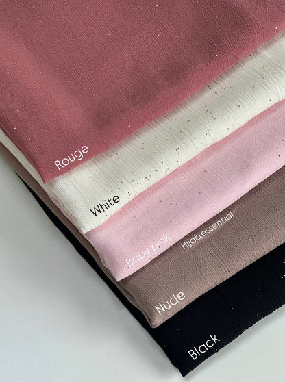 Textured Shimmer Chiffon Hijabs